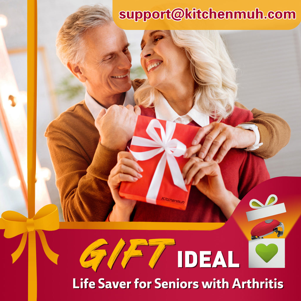 Higher Torque Electric Jar Opener for Seniors with Arthritis Fit Almost Jars Size, Strong Tough Automatic Jar Opener for Weak Hands, Hands Free Battery Operated Bottle Opener for Arthritic Hands Red